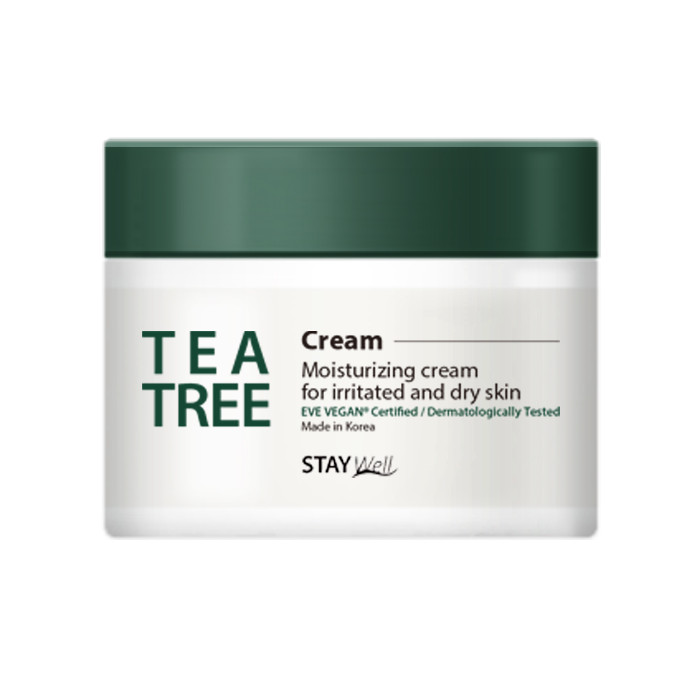 

Увлажняющий крем для лица vegan tea tree cream Stay Well, 50 мл
