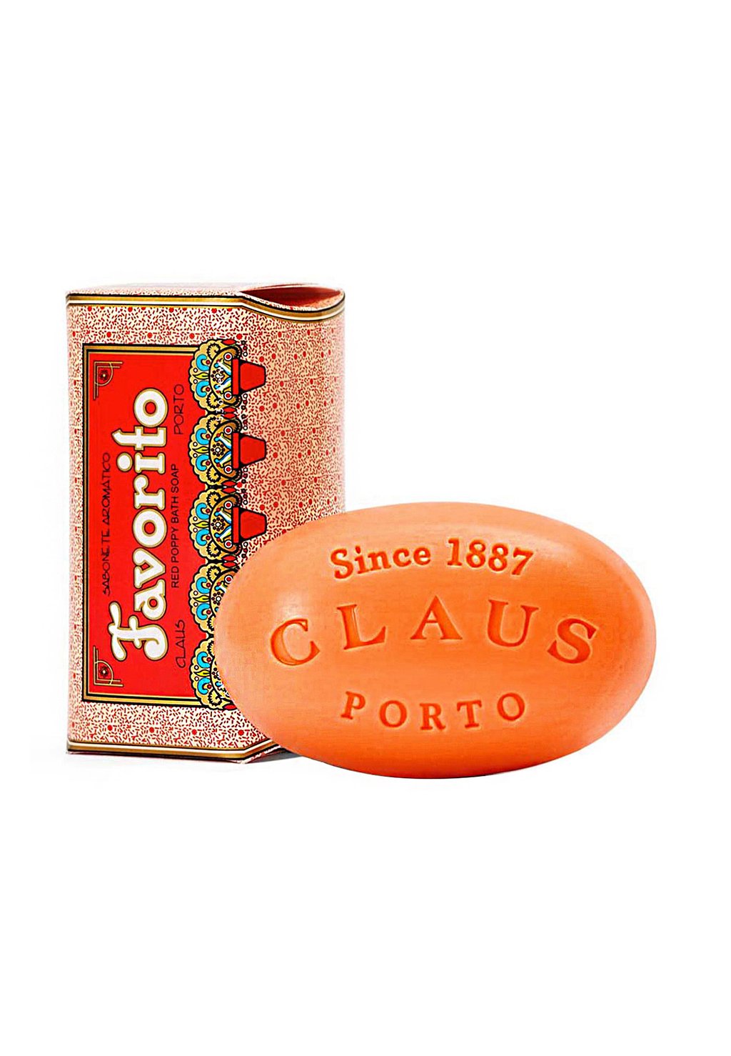 

Мыло CLAUS PORTO SEIFE FAVORITO RED POPPY SOAP, цвет transparent