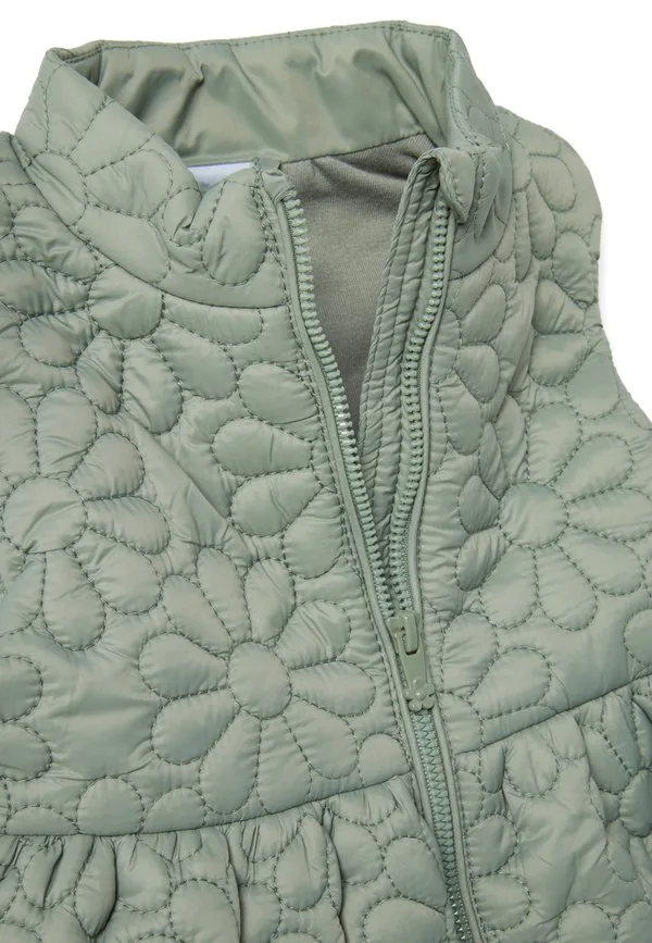Парка стандартного кроя с цветочной вышивкой. Ovs, Light Green — фото 3