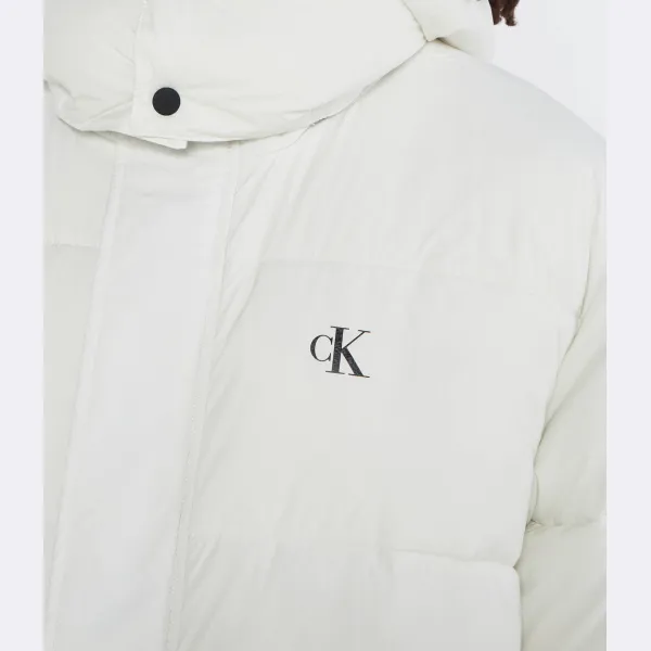 Куртка свободного кроя без пуха Es Calvin Klein, белый — фото 3