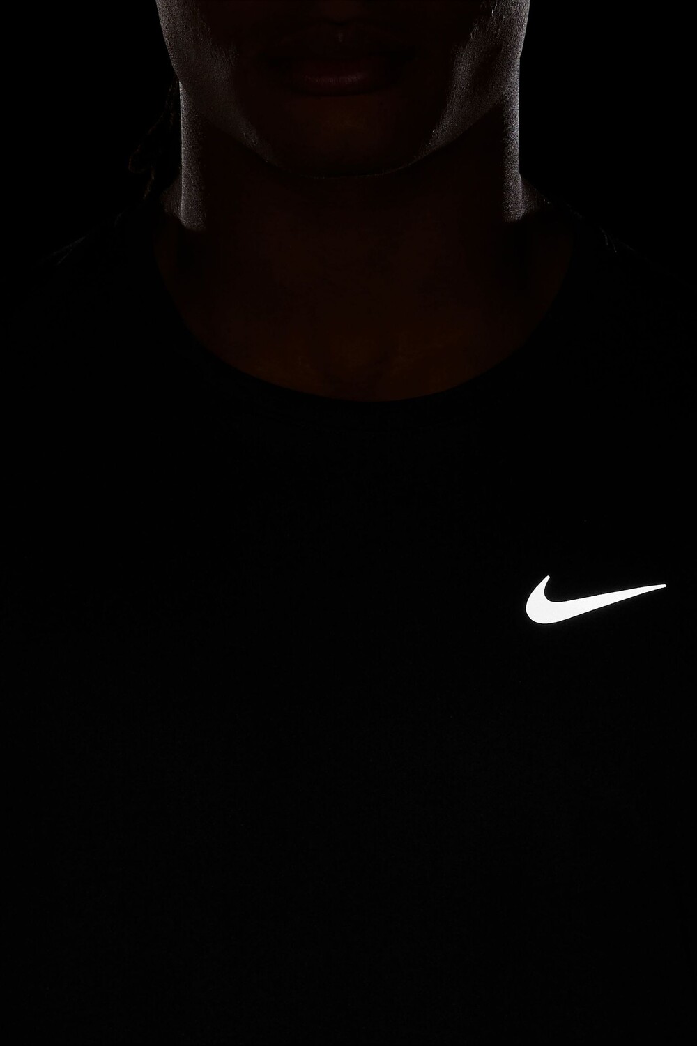 Беговая футболка Dri-FIT Miler Nike, черный — фото 4