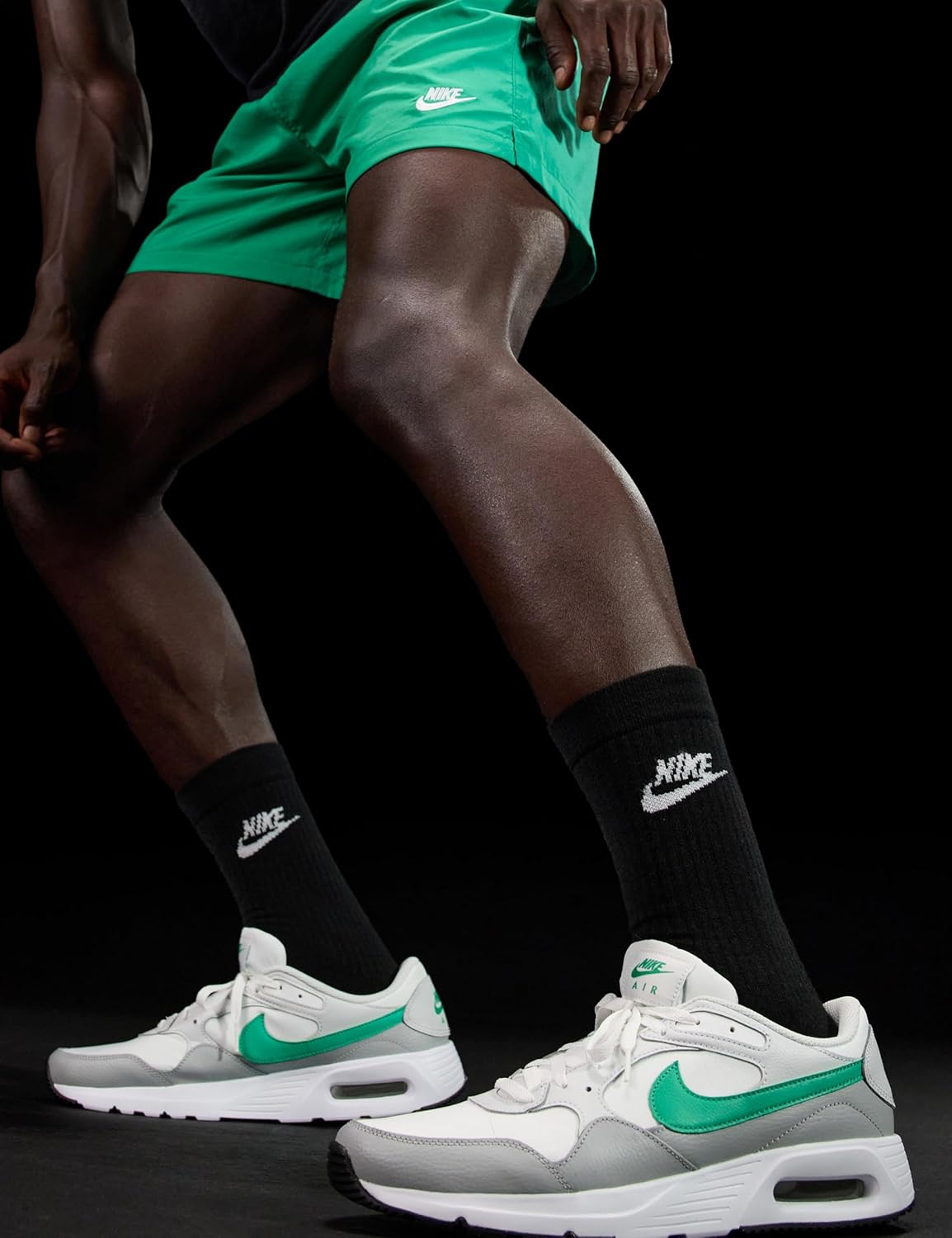 Мужские кроссовки Nike Air Max SC, зеленый/белый — фото 2