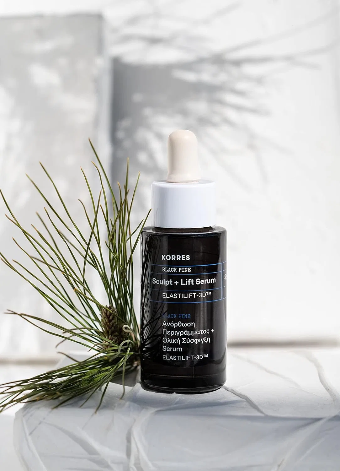 Сыворотка Korres — Для лица «Black Pine 3D Serum» от , , Black Pine 3D, 30 мл — фото 3