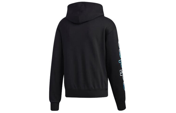 Толстовка men's originals watercolor printing black Adidas, черный — фото 2