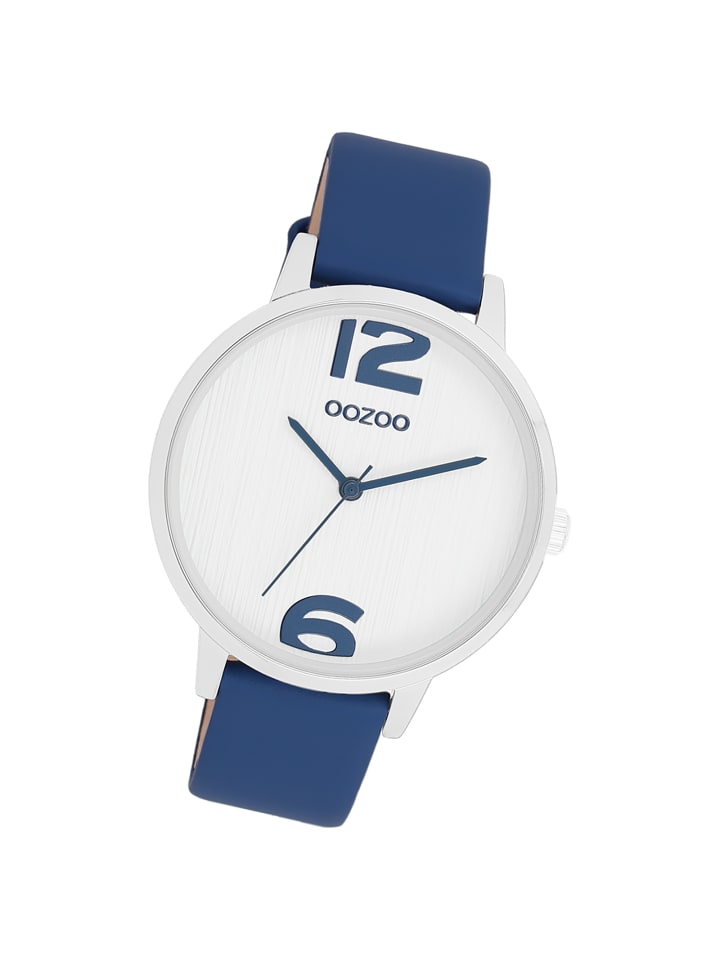 

Аналоговые наручные часы Oozoo Timepieces, синие, средний размер (примерно 38 мм)