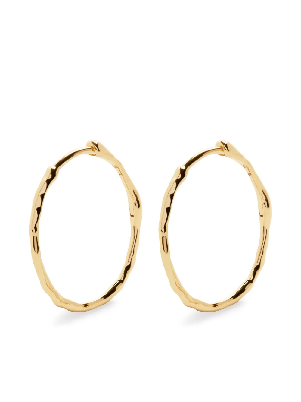 

Серьги Medium Siren Muse из желтого золота Monica Vinader, золотой
