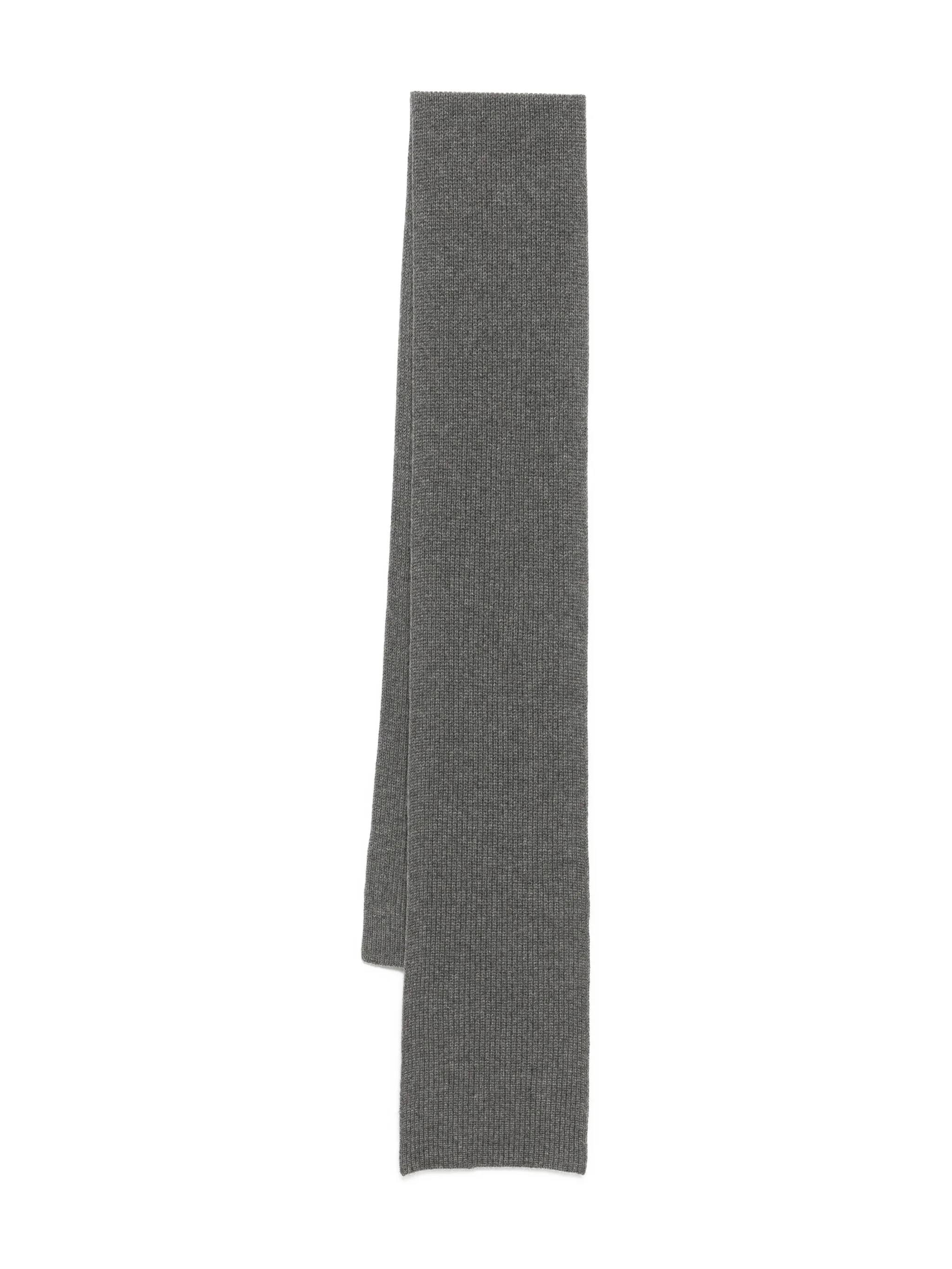 

Шарф в рубчик N.Peal, серый