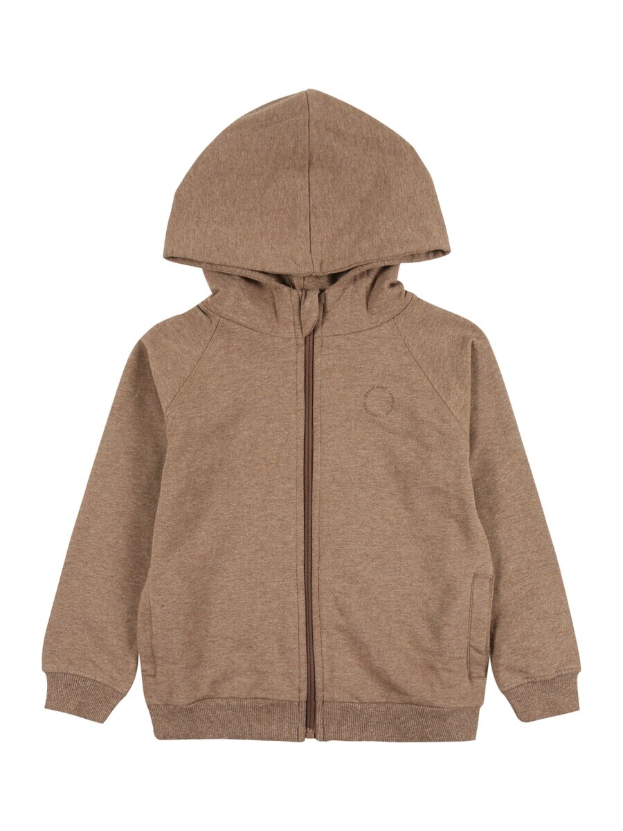 

Худи EN FANT Zip-Up Hoodie, цвет mottled brown
