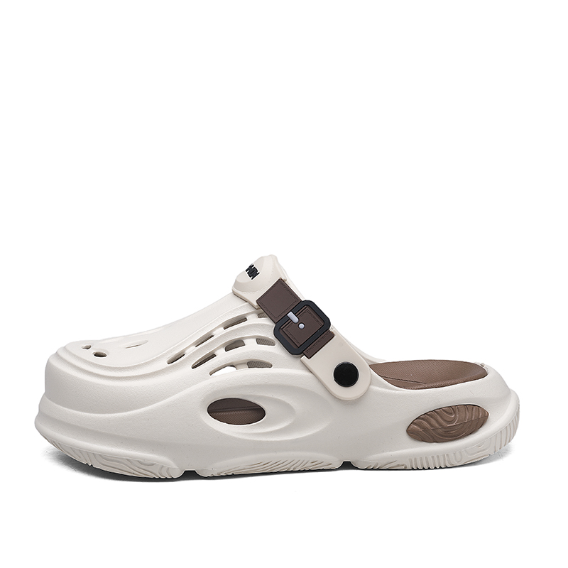 

NANJIREN Клоги мужские бежево-коричневые, цвет Beige Brown
