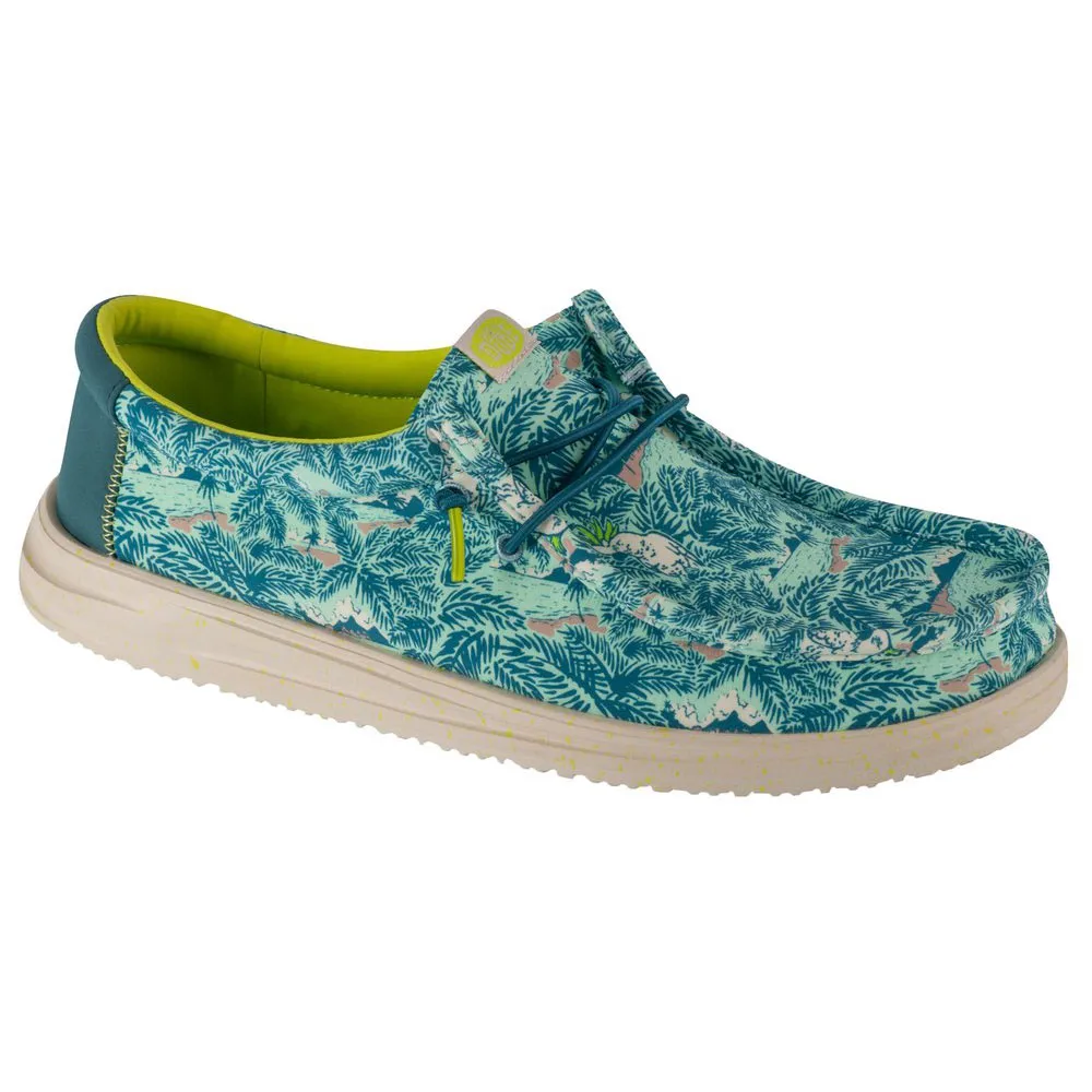 

Лоферы Hey Dude Wally H2O Tropical boat shoes, синий