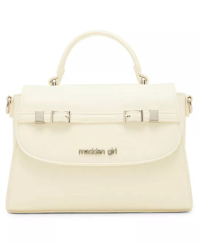 

Сумка Ally Top Handle Satchel через плечо Madden Girl, слоновая кость/кремовый