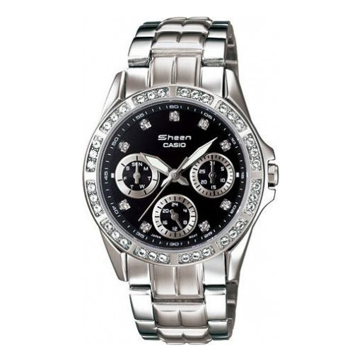 

Часы CASIO Edifice Series 50m Waterproof Date Display Quartz Watch Stainless Steel Strap Silver Analog, цвет silver