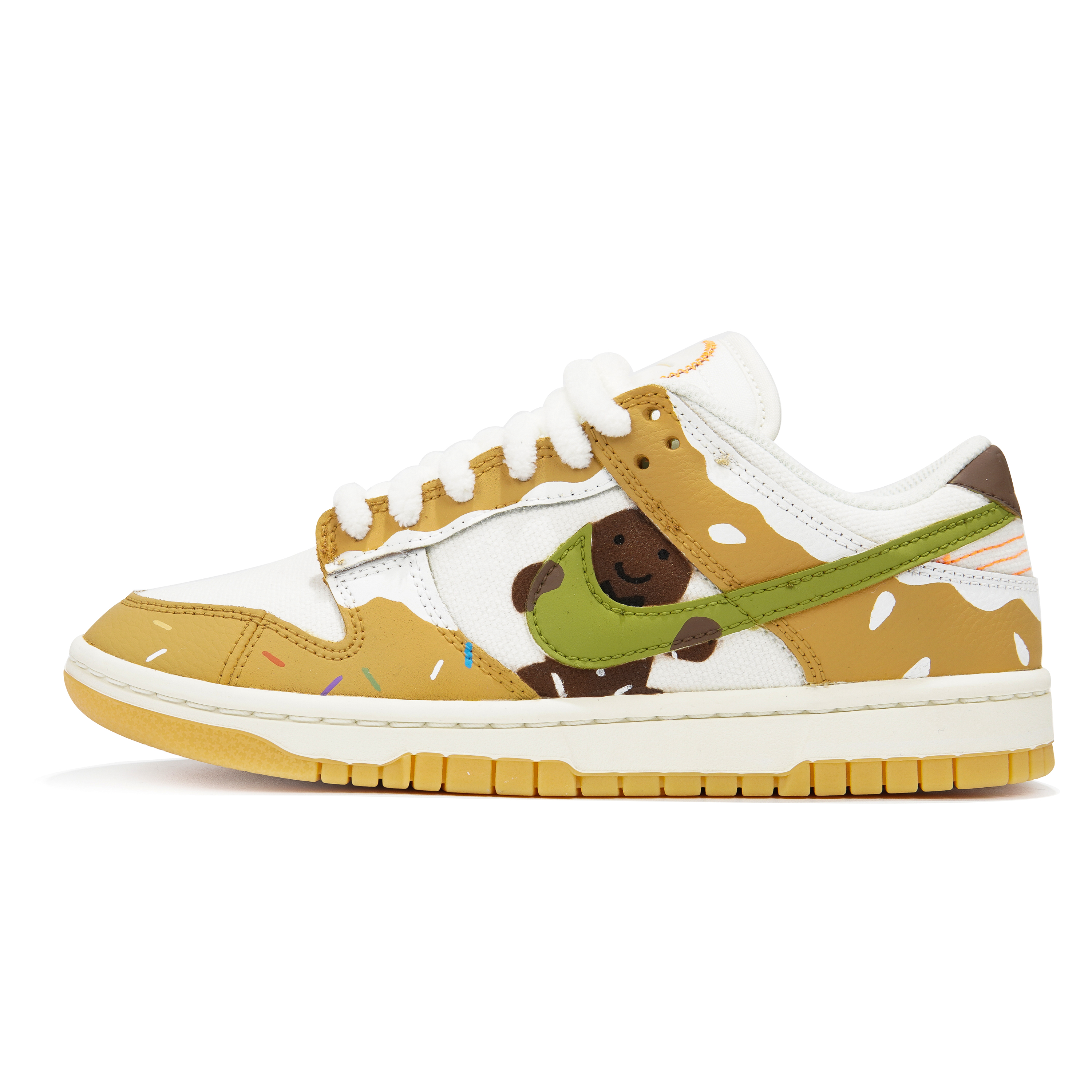 

Кроссовки Nike Dunk Skateboard Shoes Unisex Low-Top Yellow White