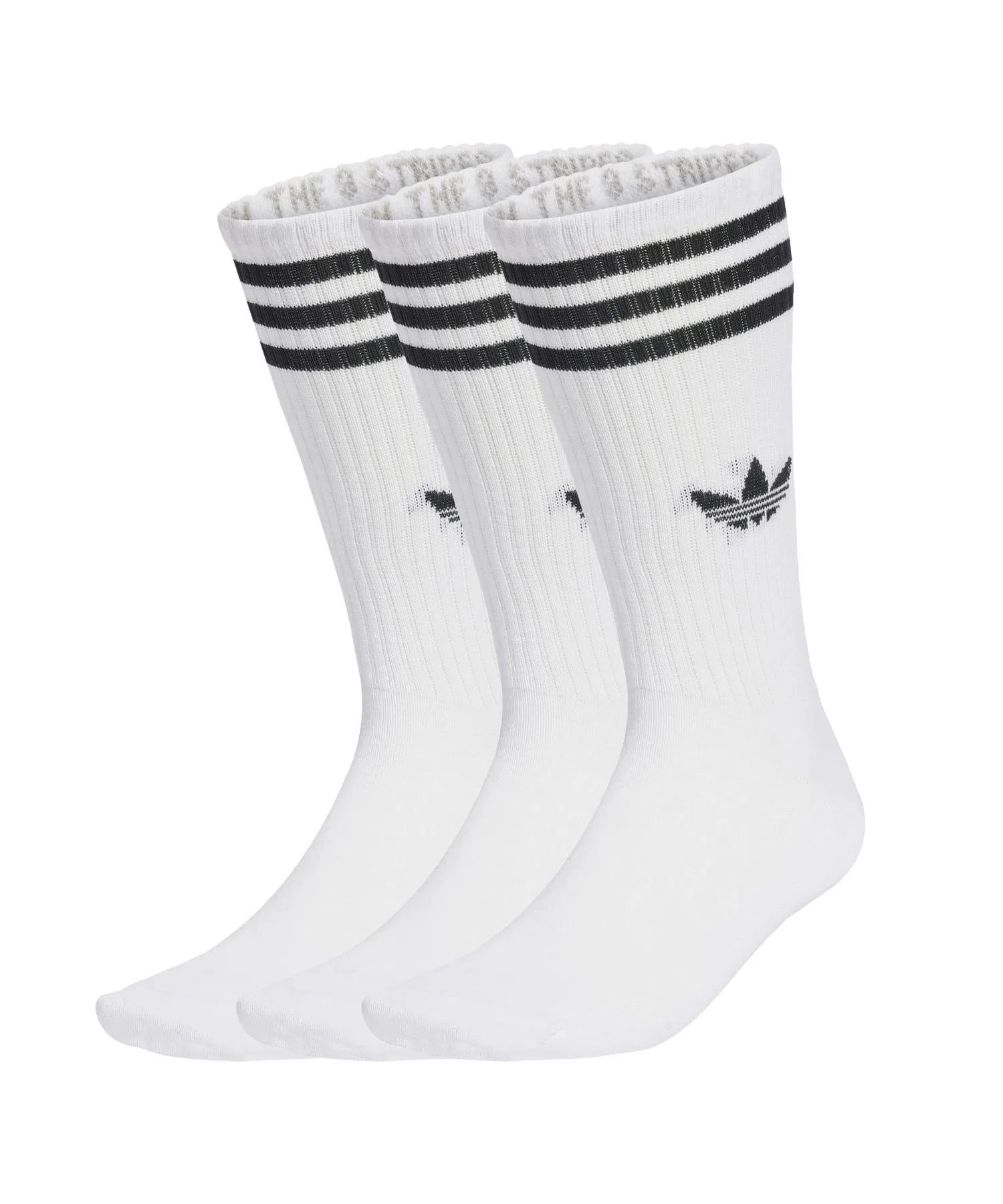 Носки adidas U 3ST HIGH SOCKS 3P (JV7416) БЕЛЫЕ/ЧЕРНЫЕ