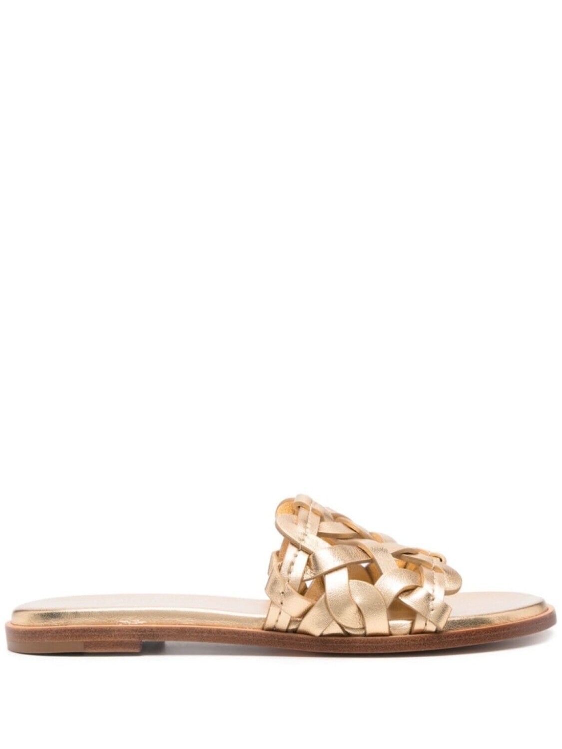 Gianvito Rossi босоножки Amalfi, золотистый