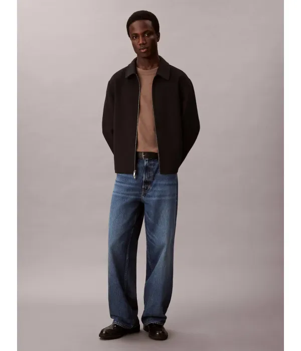 Шерстяная куртка regular fit Calvin Klein, черный — фото 2