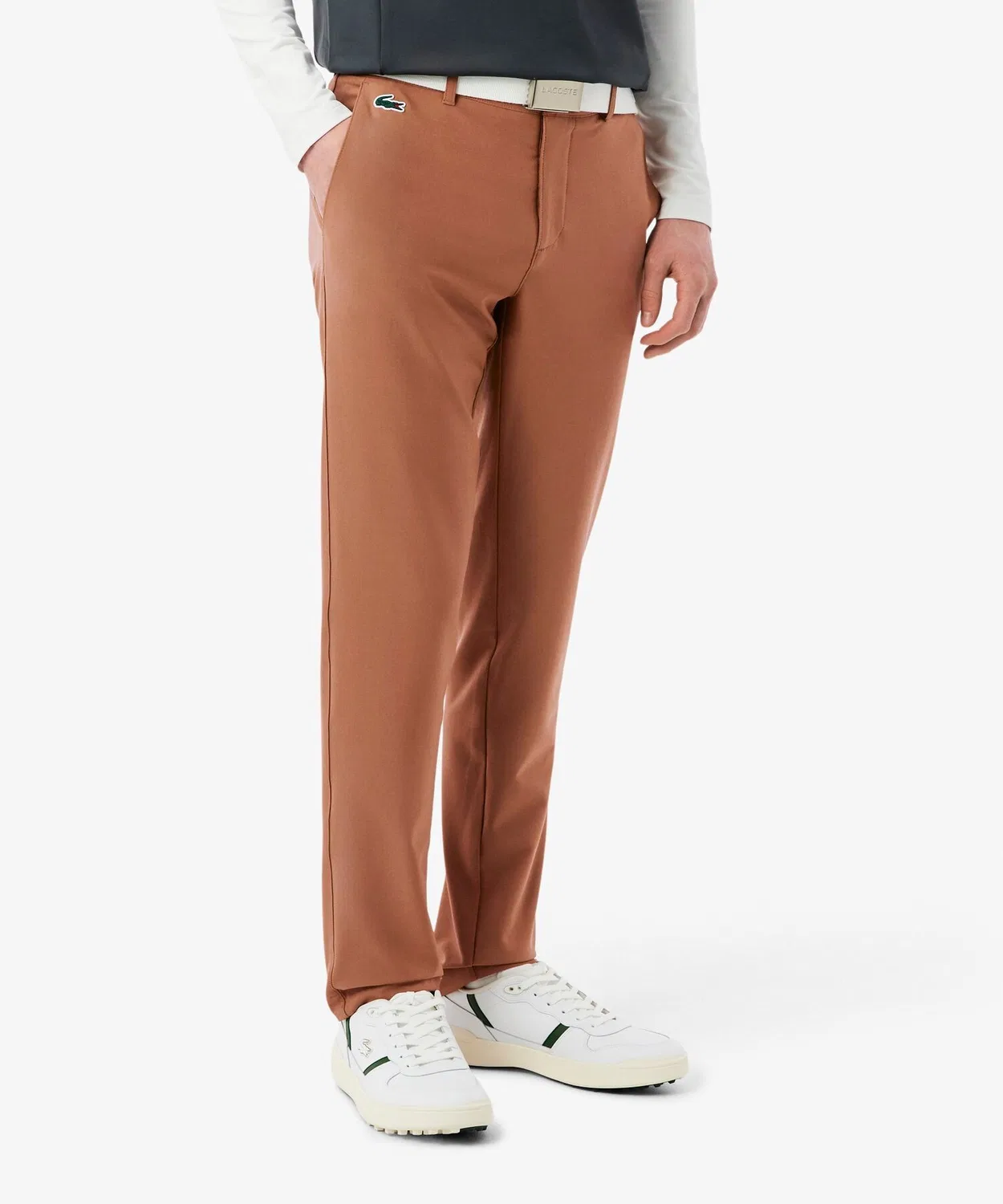 Гольф брюки из ткани Ultra Dry Twill с водоотталкивающей пропиткой, стройный крой, светло-коричневые