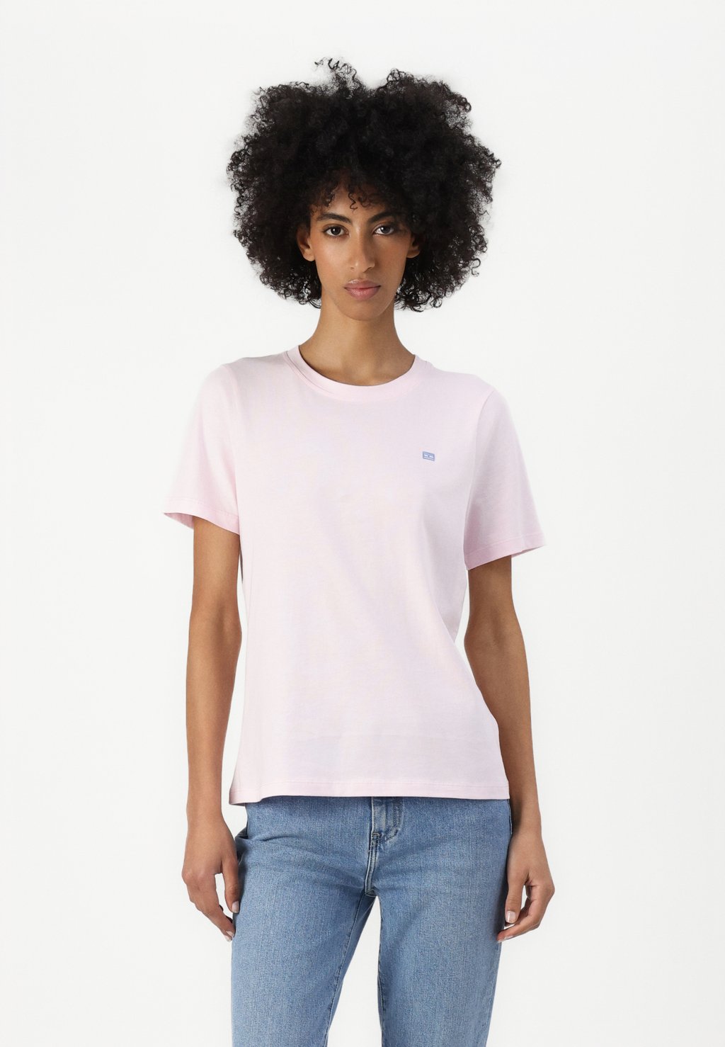 

Базовая футболка CONTRAST FLAG TEE Tommy Hilfiger, розовый