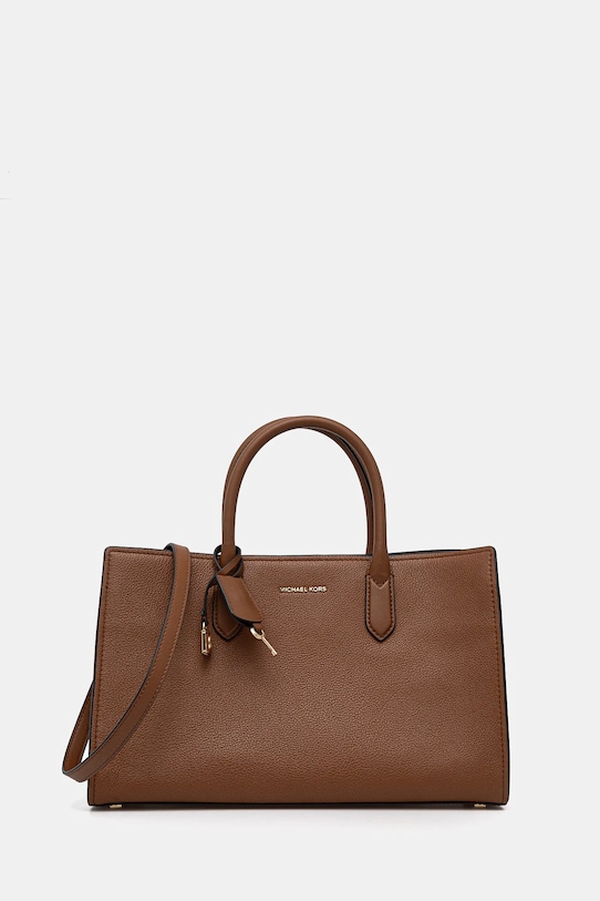 

Кожаная сумка Michael Michael Kors, коричневый
