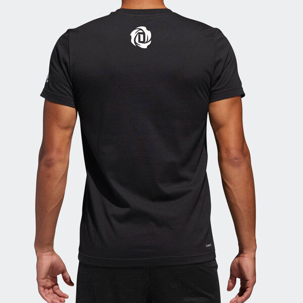 Футболка Adidas Rose Limitless Tee 'Black', черный — фото 4