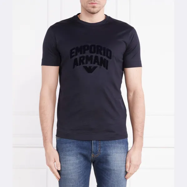 

Облегающая футболка Emporio Armani, синий