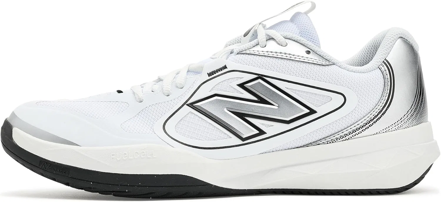Мужские теннисные кроссовки FuelCell 796 V5 New Balance, Nb White/Black — фото 4