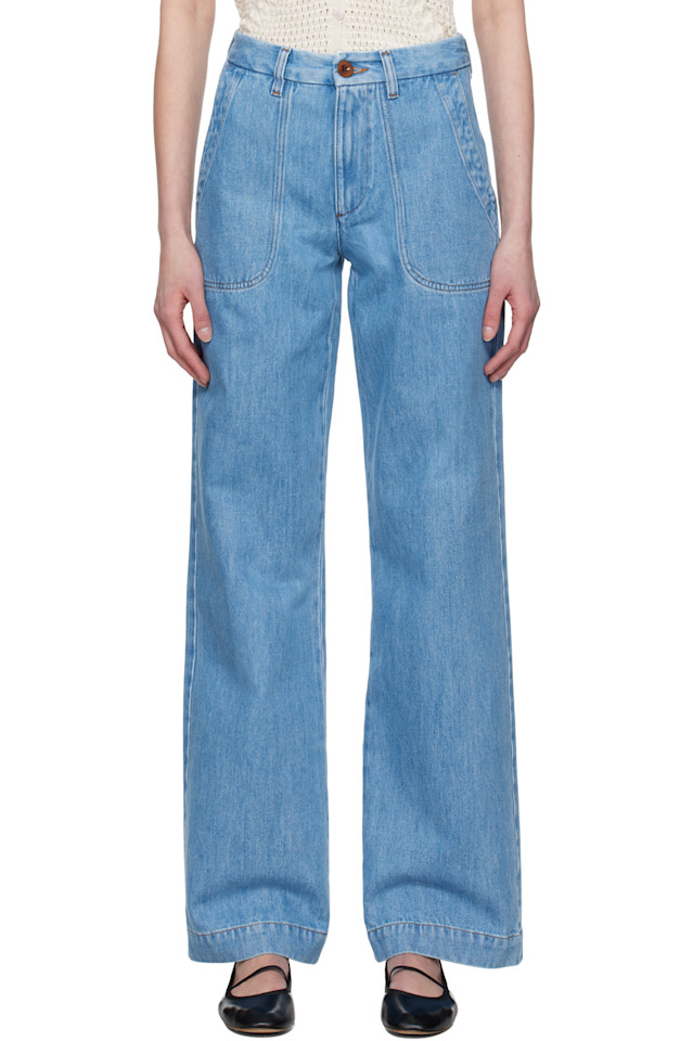 

Джинсы Seaside A.P.C., индиго