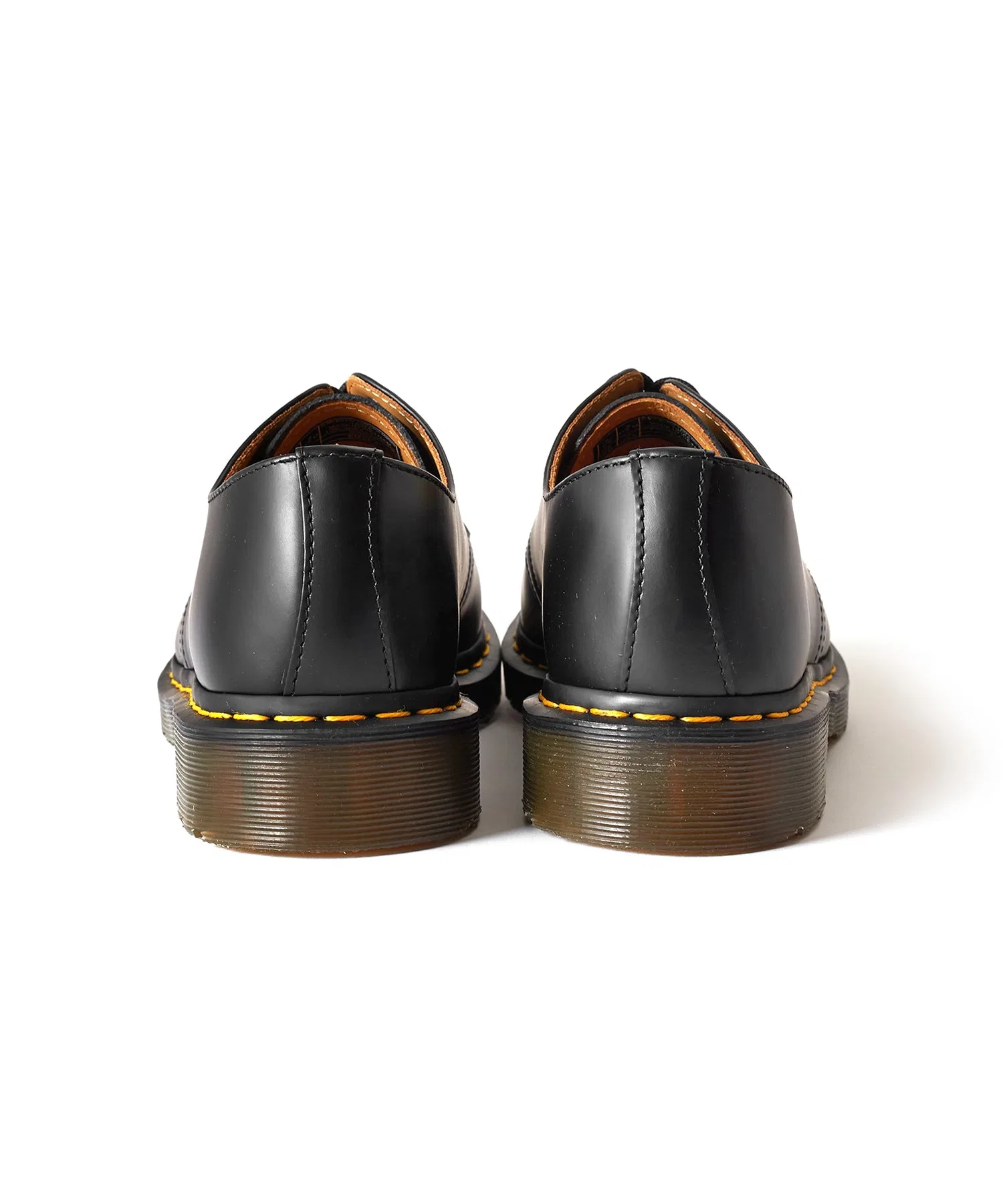 Унисекс ботинки Dr. Martens 1461 3-hole из кожи чёрные — фото 3