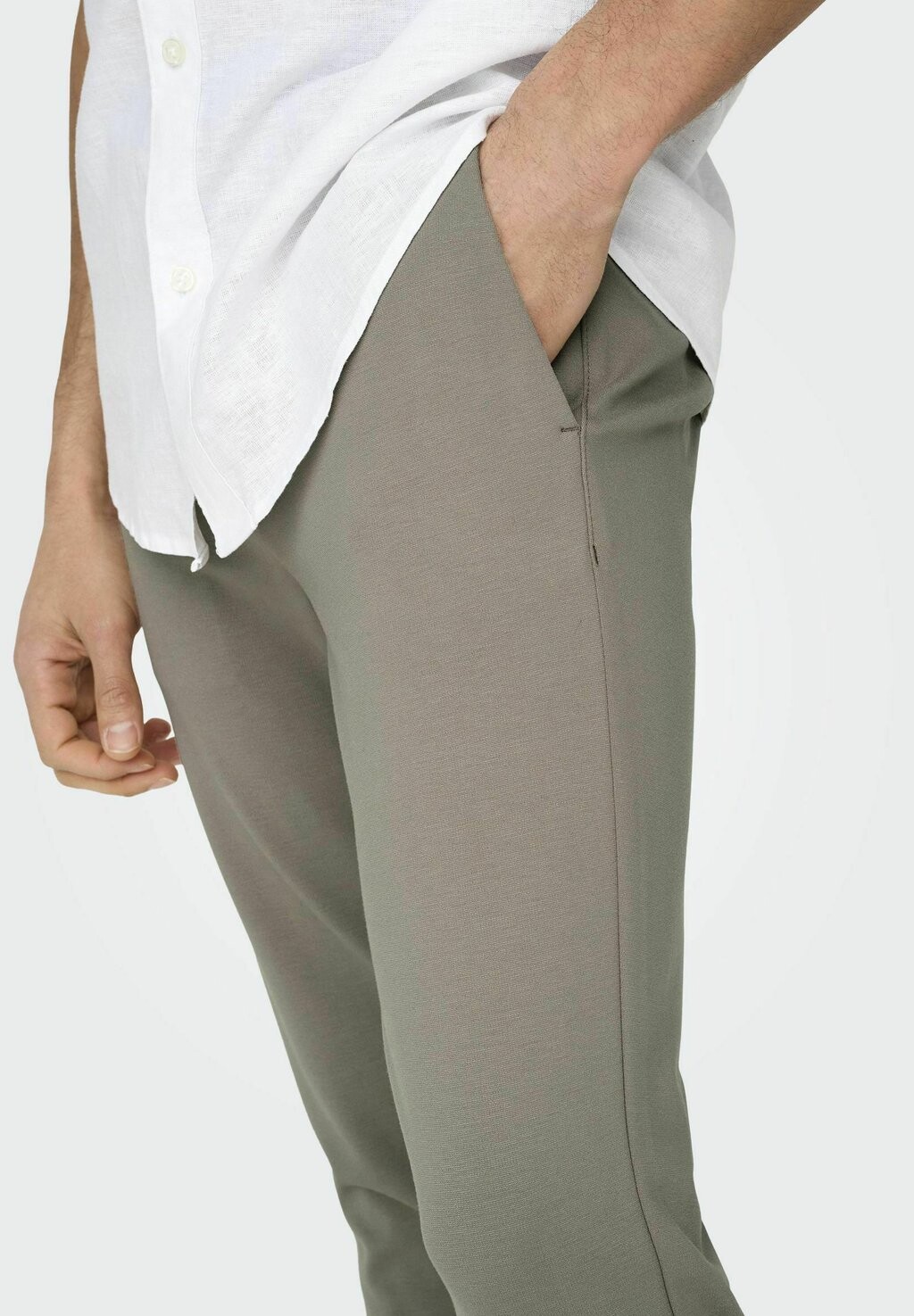 

Чиносы ONSMARK SLIM PANT Only & Sons, бежевый