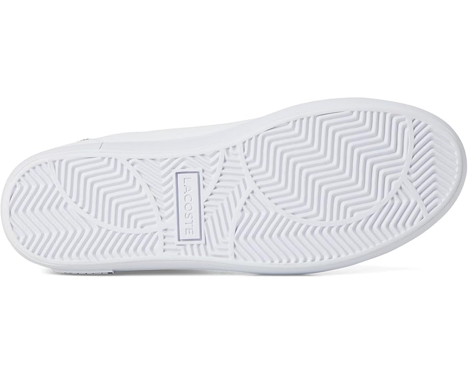 Кроссовки мужские Lacoste Powercourt Graphic Leather, белый/темно-зеленый — фото 3