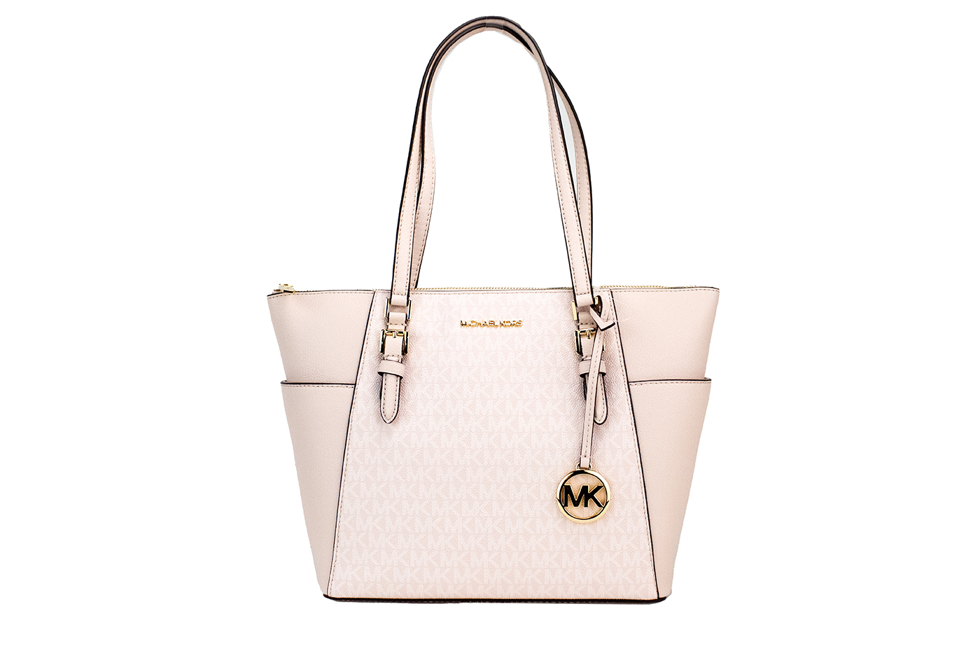 

Сумка-тоут Charlotte Large Powder Blush Signature PVC TZ Michael Kors