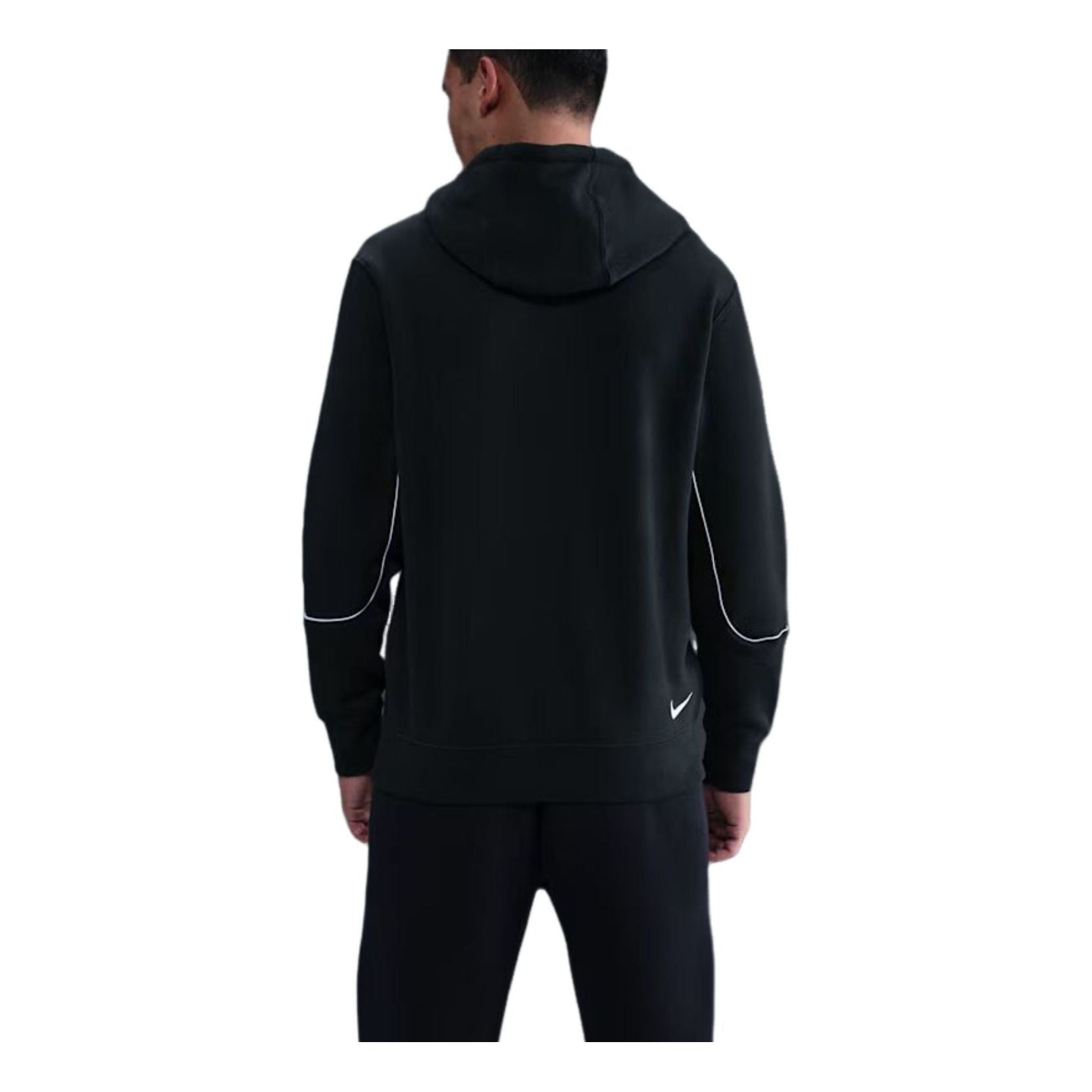 Толстовка с капюшоном Nike Club Total 90 Soccer Pullover Hoodie, черная — фото 2