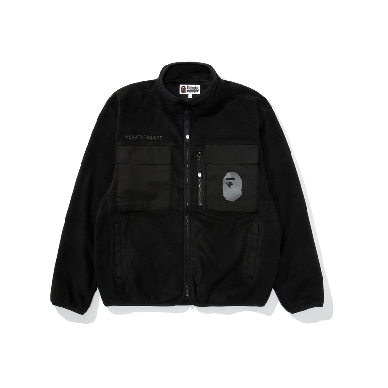 

A BATHING APE Мужская куртка из флиса, Black BKX