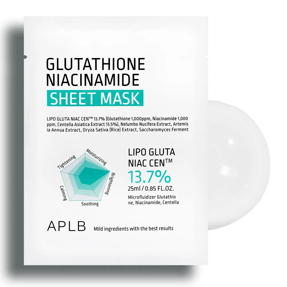 Набор Aplb — Масок для лица «Glutathione Niacinamide» от