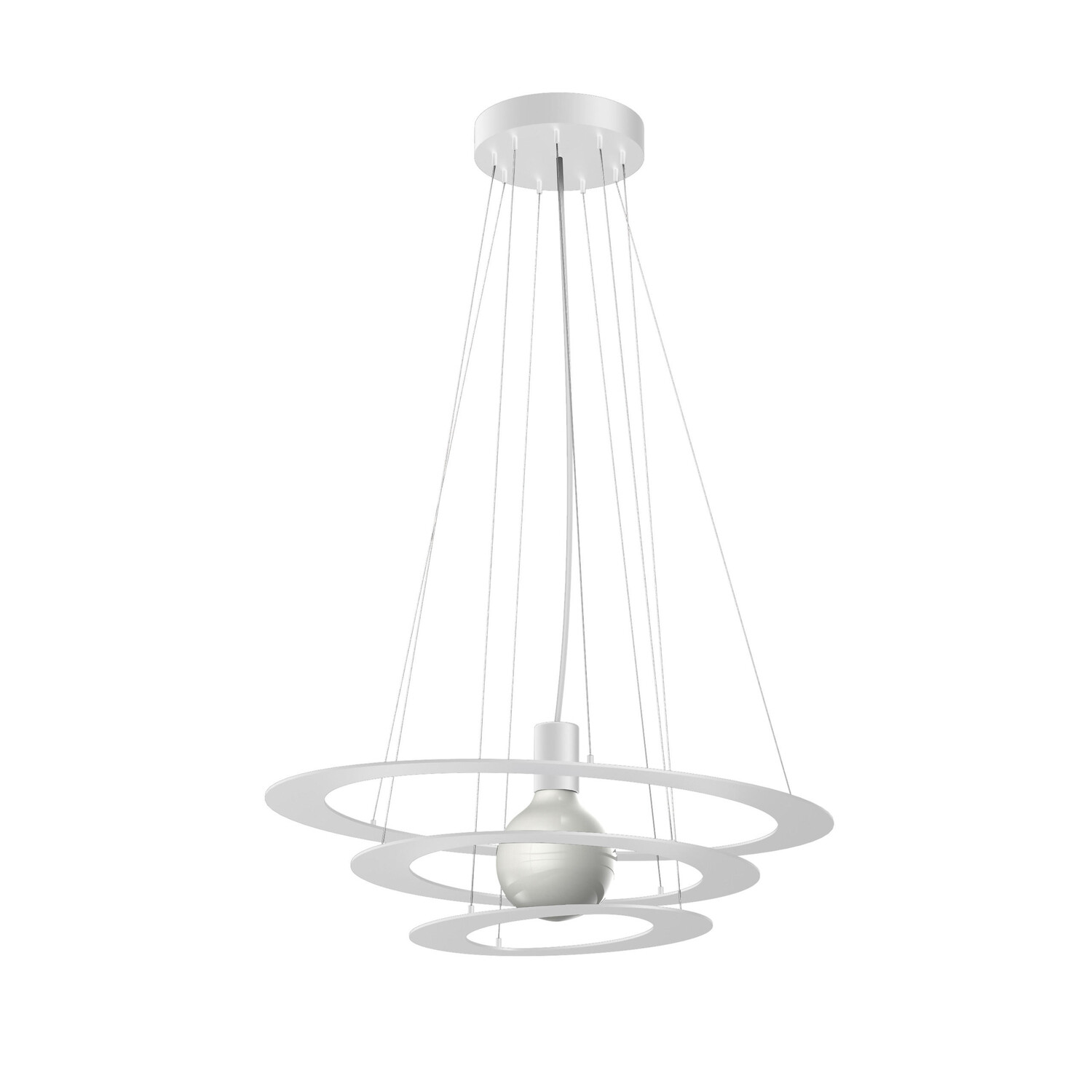 

Подвесной светильник Lumicom, 45x60x15 см, белый