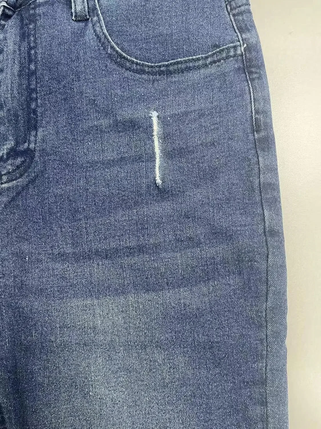 Джинсы, Slim Fit, Синие — фото 4