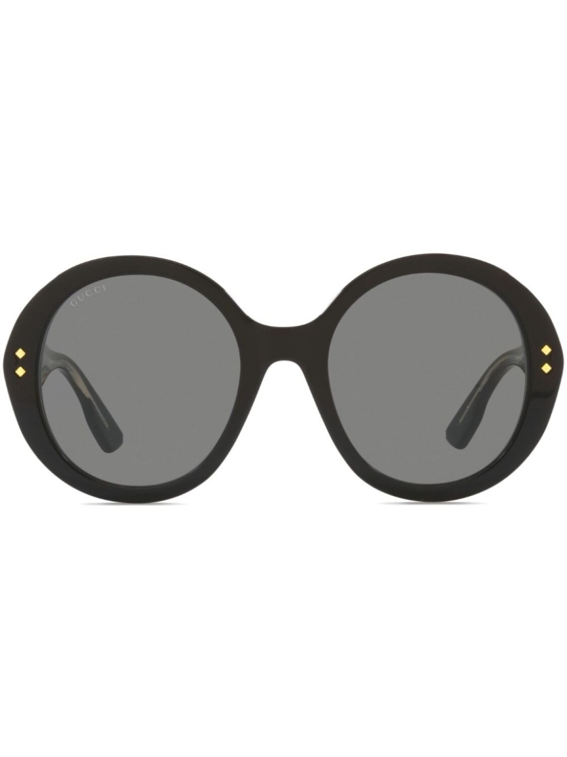 

Gucci Eyewear солнцезащитные очки в круглой оправе, черный