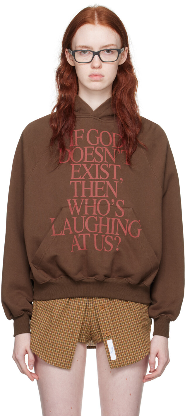 

Толстовка Praying Brown Whos Laughing