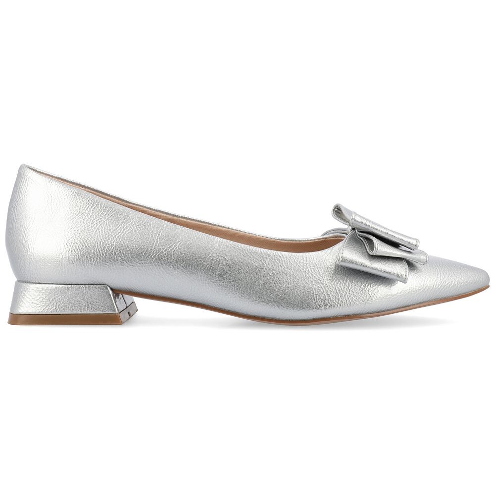 Женские туфли на плоской подошве Journee Collection Tru Comfort Foam Ophelia, цвет Silver — фото 2