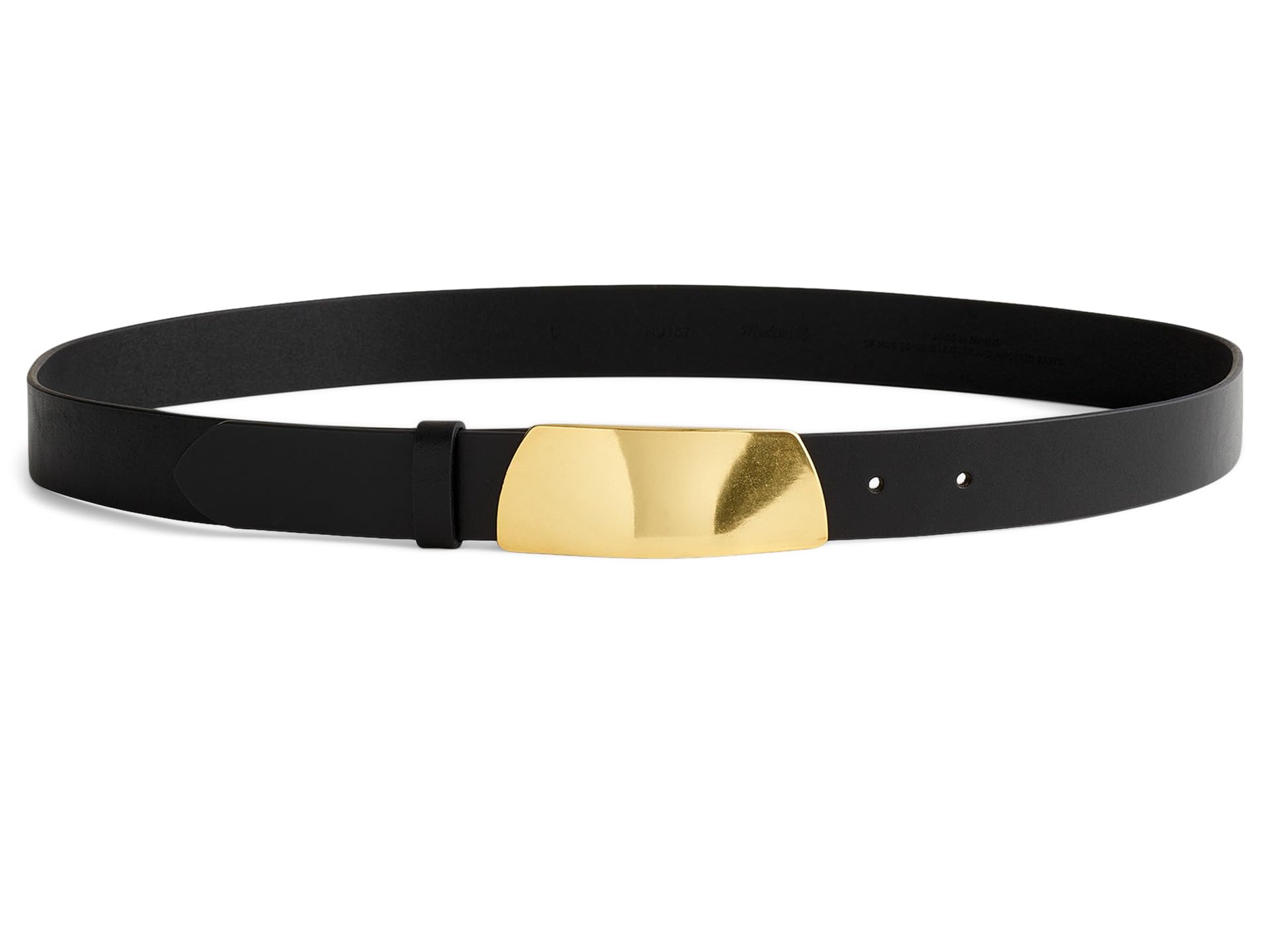 

Ремень Madewell Bar Hardware Belt, цвет True Black