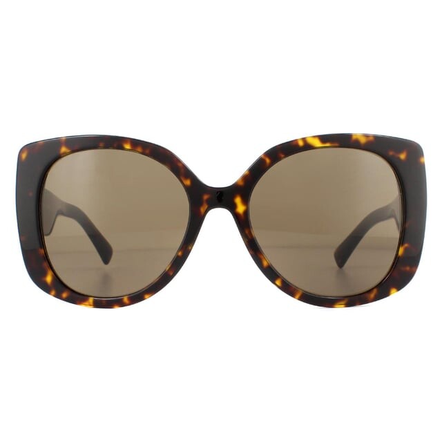 

Солнцезащитные очки ve4387 108/73 гавана темные Versace, коричневый