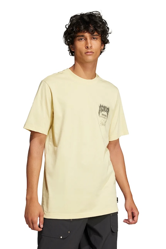 

Хлопковая футболка Trefoil Series — стиль на новый уровень Adidas Originals, желтый