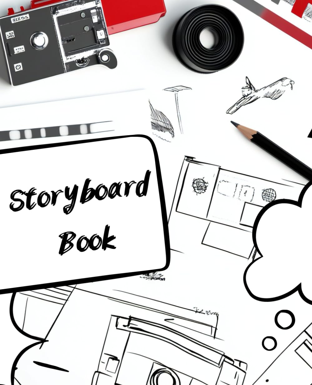 

Storyboard Book; 7.5 in x 9.25 in; 120 pages including 60 blank pages; (Independently published)