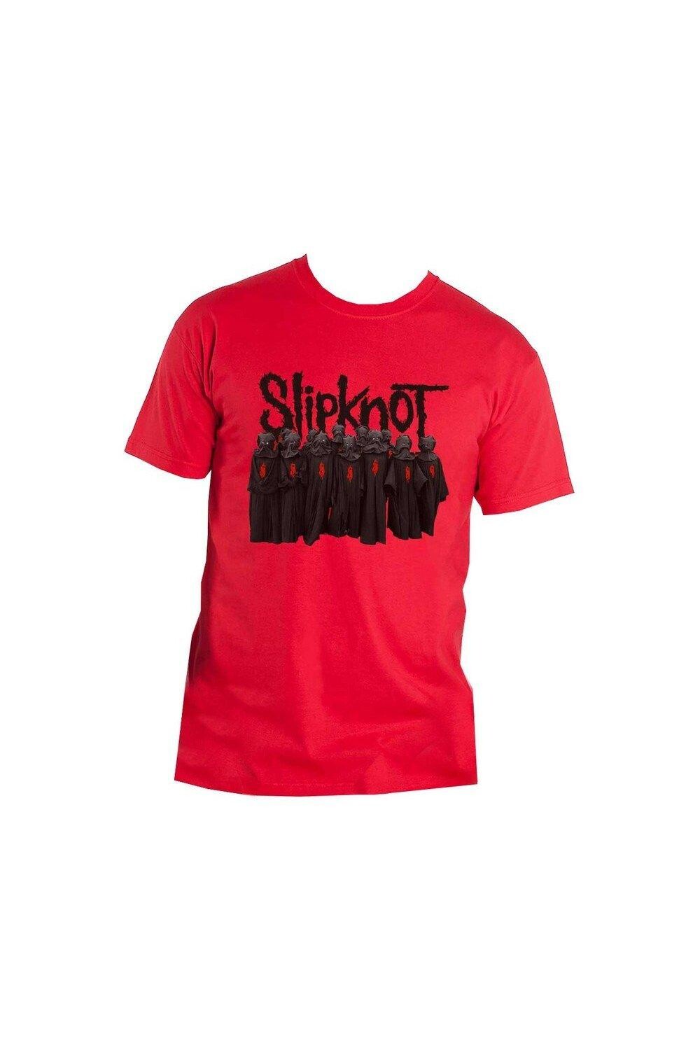 

Хлопковая футболка «Хор» Slipknot, красный