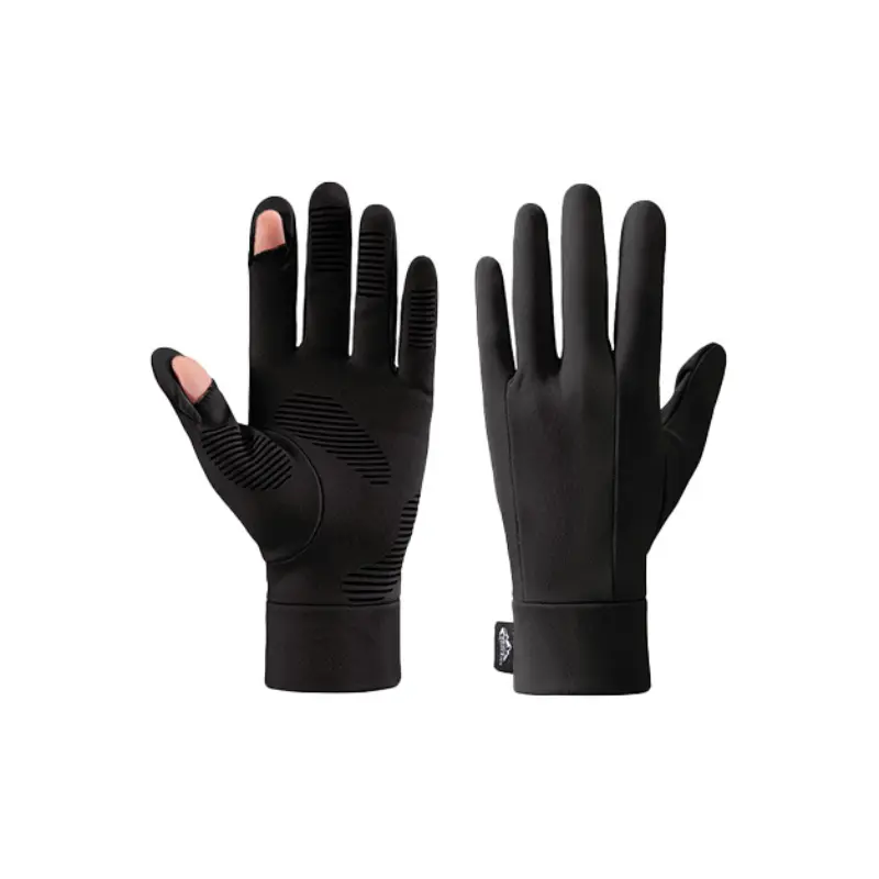 

AAJF Тёплые перчатки из полиэстера унисекс, Black