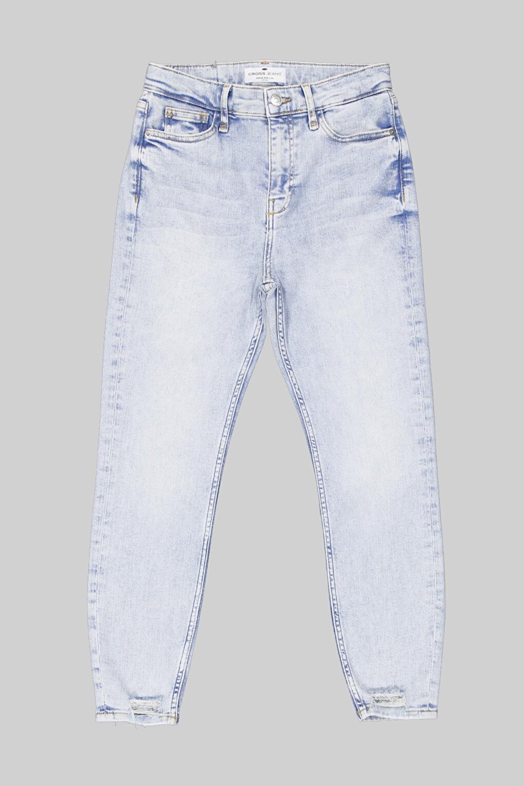 

Голубые джинсовые брюки скинни с высокой талией Judy C 4521-170 CROSS JEANS, Синий, Голубые джинсовые брюки скинни с высокой талией Judy C 4521-170 CROSS JEANS