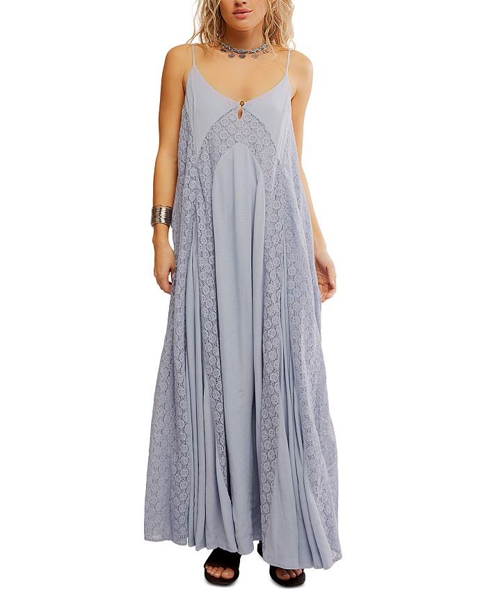 

Free People Платье макси Trail of Flowers Free People, синий