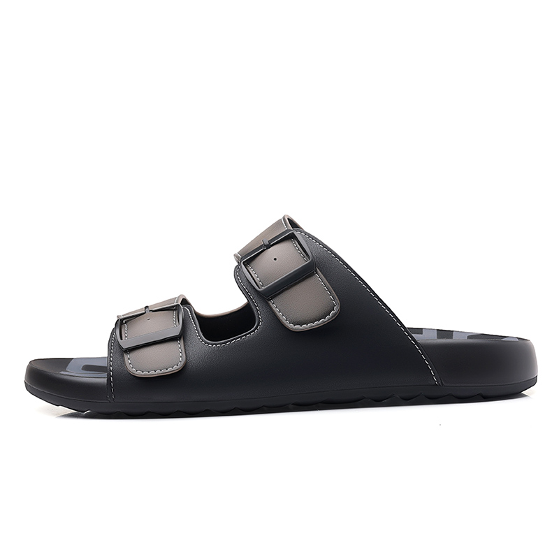 

HBRK Амортизирующие противоскользящие шлепанцы мужские Black Gray, цвет Black Gray