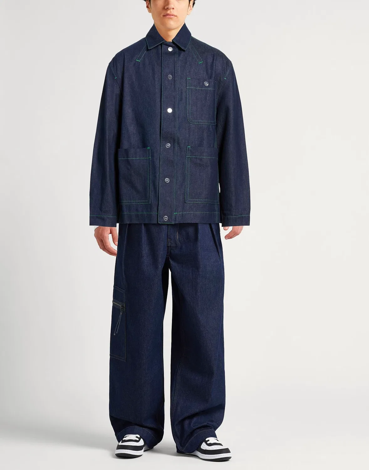 Джинсовая куртка LE SPLASH JACQUEMUS синяя — фото 2