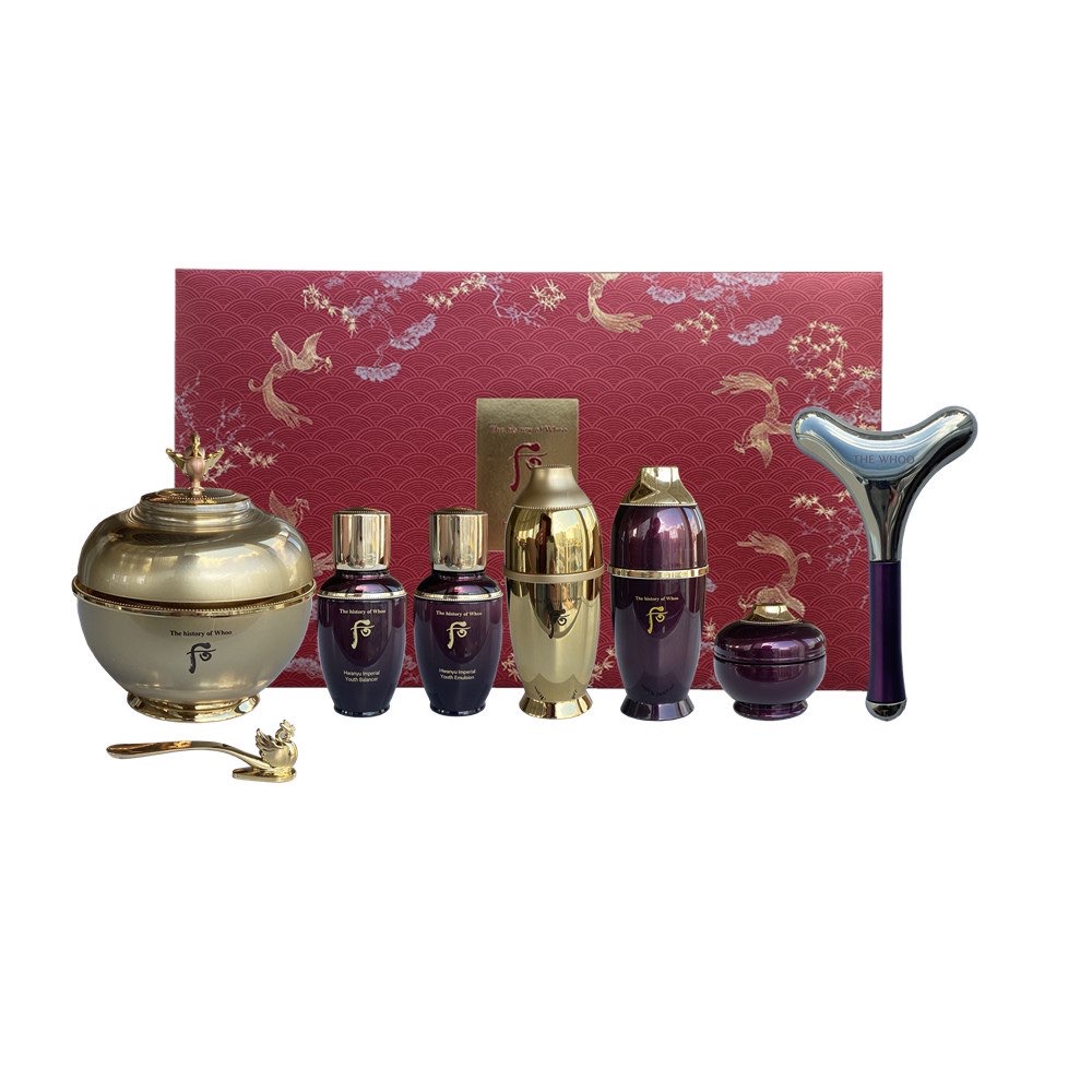 

Антивозрастной крем для век, увлажняющий и питающий набор из семи предметов The History Of Whoo, seven-piece set